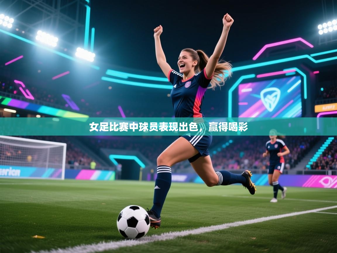女足比赛中球员表现出色，赢得喝彩